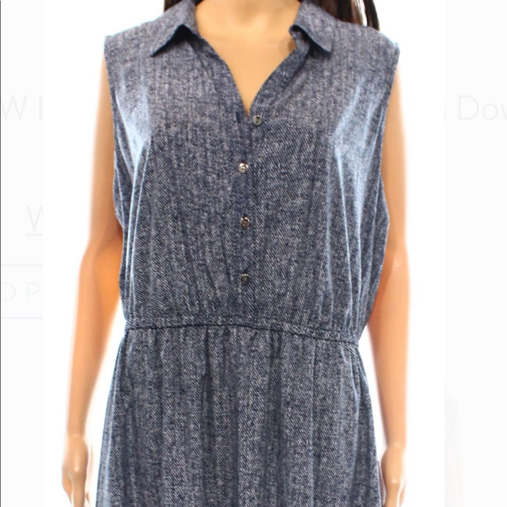 Alfani blue mid dress